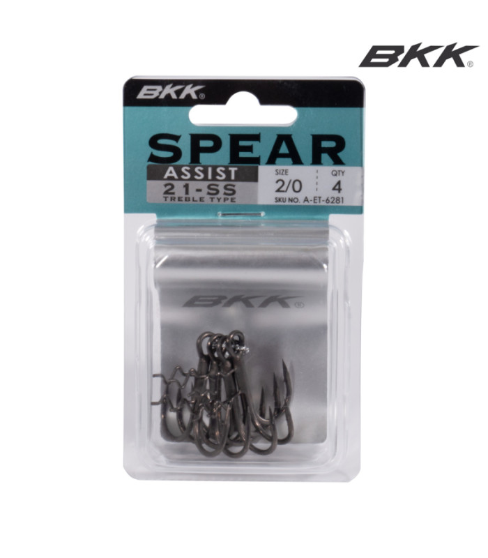 Тройни куки за силикон BKK ASSIST SPEAR-21 SS