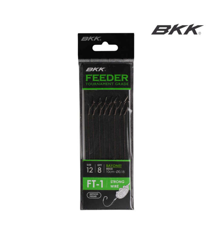 BKK HOOKS FT-1 BAYONET RIGS - BRAID