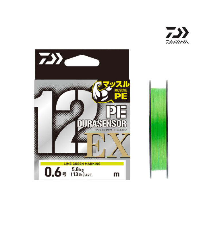Плетено влакно DAIWA UVF PE DURASENSOR X12EX+Si3 200m LGM