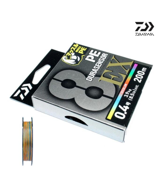Плетено влакно DAIWA UVF PE DURASENSOR X8EX+SI3 200m 5C