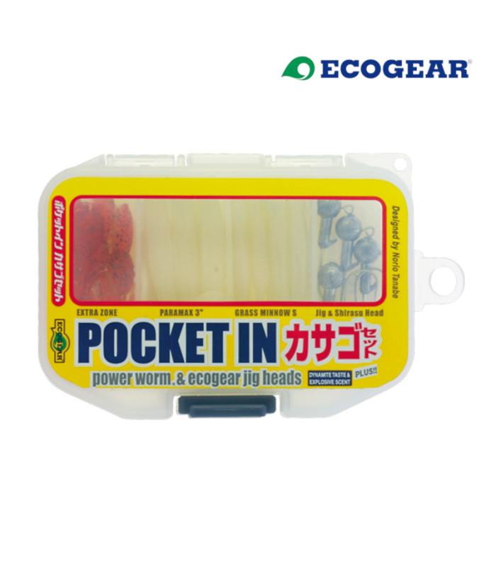 Дневен комплект силикони и глави ECOGEAR POCKET IN KASAGO SET
