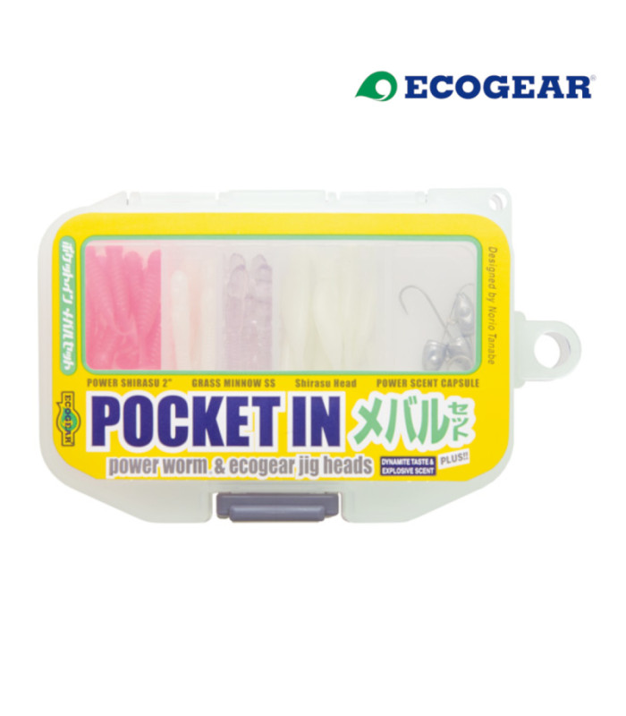 Дневен комплект силикони и глави ECOGEAR POCKET IN MEBARU SET