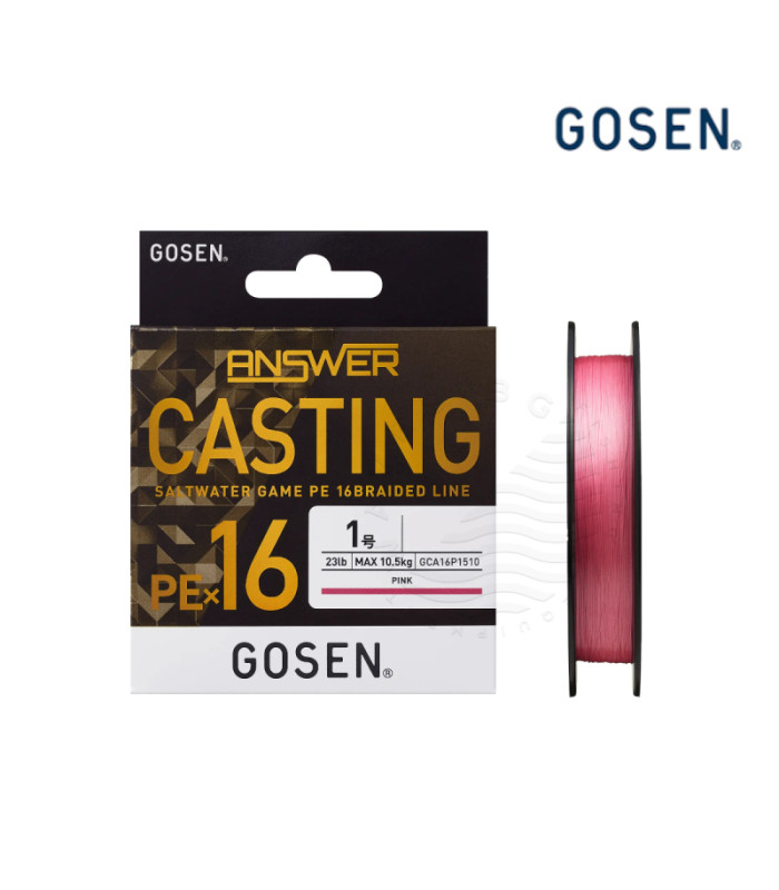 GOSEN ANSWER CASTING PE×16 200m PINK