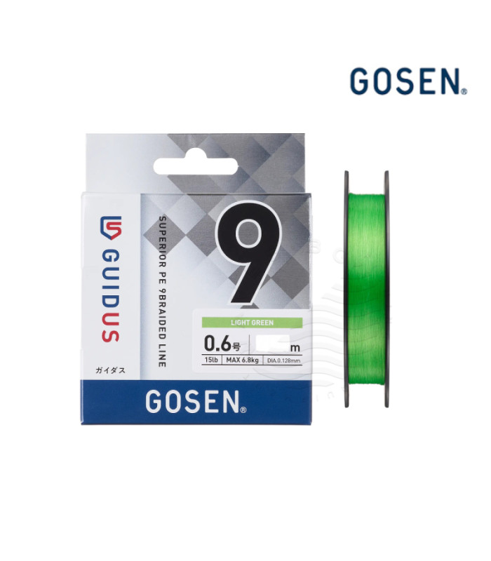 GOSEN GUIDUS PE×9 150m LIGHT GREEN