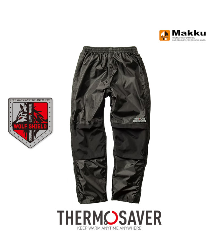 MAKKU AS-3180 WOLF SHIELD RAIN PANTS BLACK