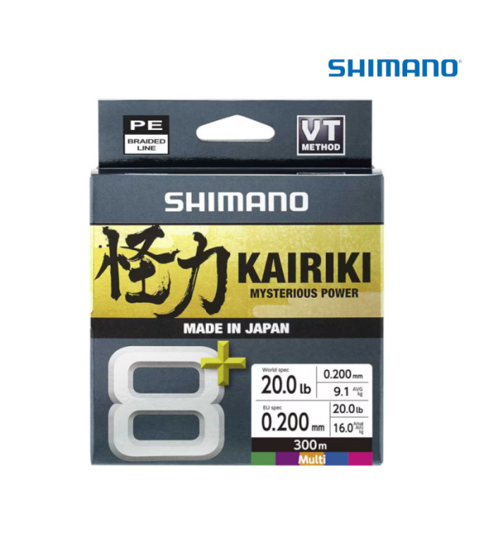 Плетено влакно SHIMANO KAIRIKI 8+ MULTICOLOR - 300m