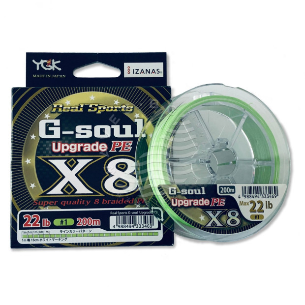 YGK G-SOUL X8 UPGRADE 200m - Braids