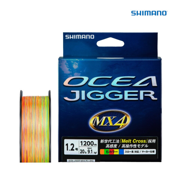 ［ライン付き］SHIMANO OCEA JIGGER 4000 SHIMANO OCEA JIGGER MX4 PL-O94P 600m - Multi - Braids