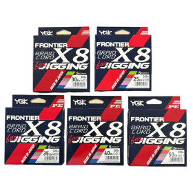 YGK FRONTIER X8 Braid Cord for Jigging 300m