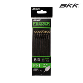 Вързани фидер куки BKK HOOKS FT-1 BAIT BAND RIGS - BRAID
