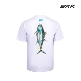 Тениска BKK SHORT SLEEVE CASUAL SHIRT BRAND VALUES TUNA - WHITE