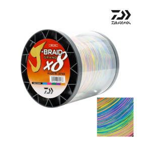 Плетено влакно DAIWA J-BRAID GRAND X8 MULTICOLOR 1500m