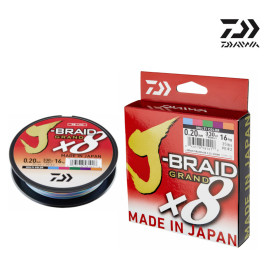 Плетено влакно DAIWA J-BRAID GRAND X8 MULTICOLOR 300m