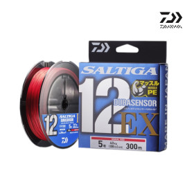 Плетено влакно DAIWA UVF SALTIGA DURASENSOR X12EX+Si3 300m Red