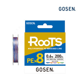 Плетено влакно GOSEN ROOTS PEX8 200m MULTI COLOR
