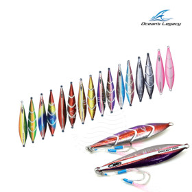 OCEANS LEGACY HYBRID CONTACT JIG 90G RIGGED