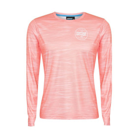 NOMAD DESIGN LONG SLEEVE TECH SHIRT - CORAL SWELL