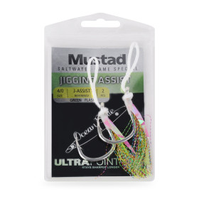 MUSTAD JIG ASSIST RIG WITH GREEN FLASH