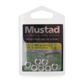 MUSTAD STAINLESS STEEL HEAVY PRESS SOLID RING