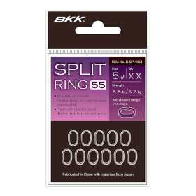 BKK HOOKS SPLIT RING-55
