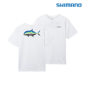 SHIMANO GRAPHIC QUICK DRY T-SHIRT SH-005W - WHITE