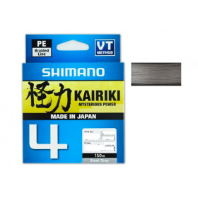 SHIMANO LINE KAIRIKI 4 STEEL GRAY - 150m