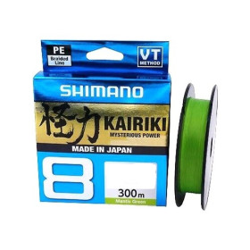 Плетено влакно SHIMANO LINE KAIRIKI 8 MANTIS GREEN - 300m