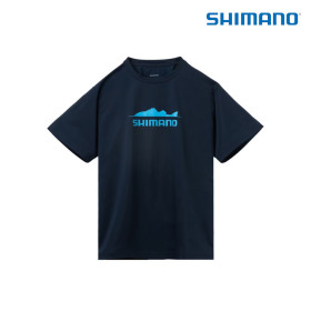 Тениска с УВ защита SHIMANO T-SHIRT SH-023Z BLUE FISH