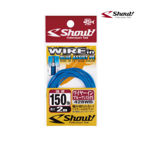 Асист конец SHOUT! WIRE IN BLUE ASSIST PE 428WB 2m
