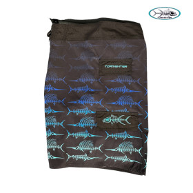 TORMENTER SURF SHORT BILLFISH BONES BLUE FADE