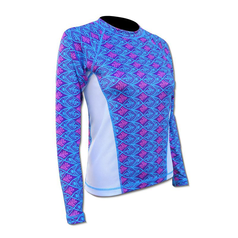 Tormenter Parallel TORMENTER SPF50 LADIES SHIRT PRINT AQUAFISH - Shirts